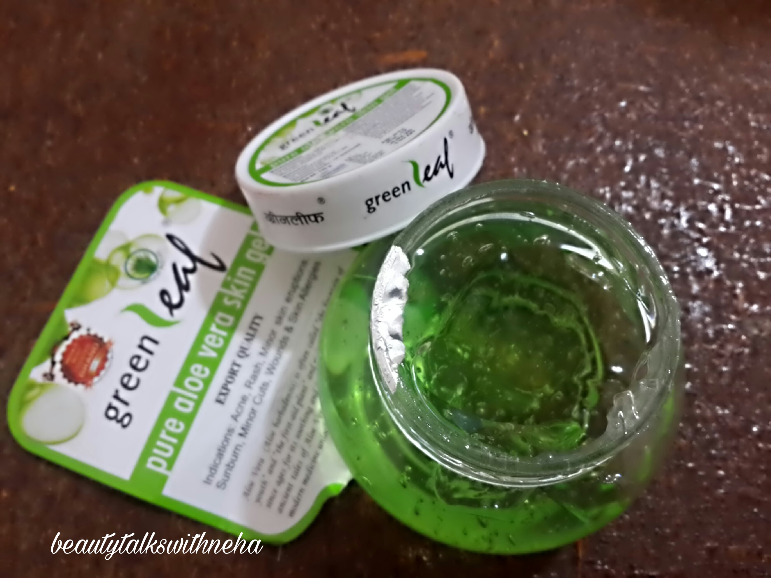 Greenleaf pure aloe bera skin gel review